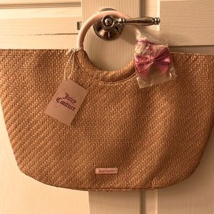 NWT Juicy Couture wicker/straw bag